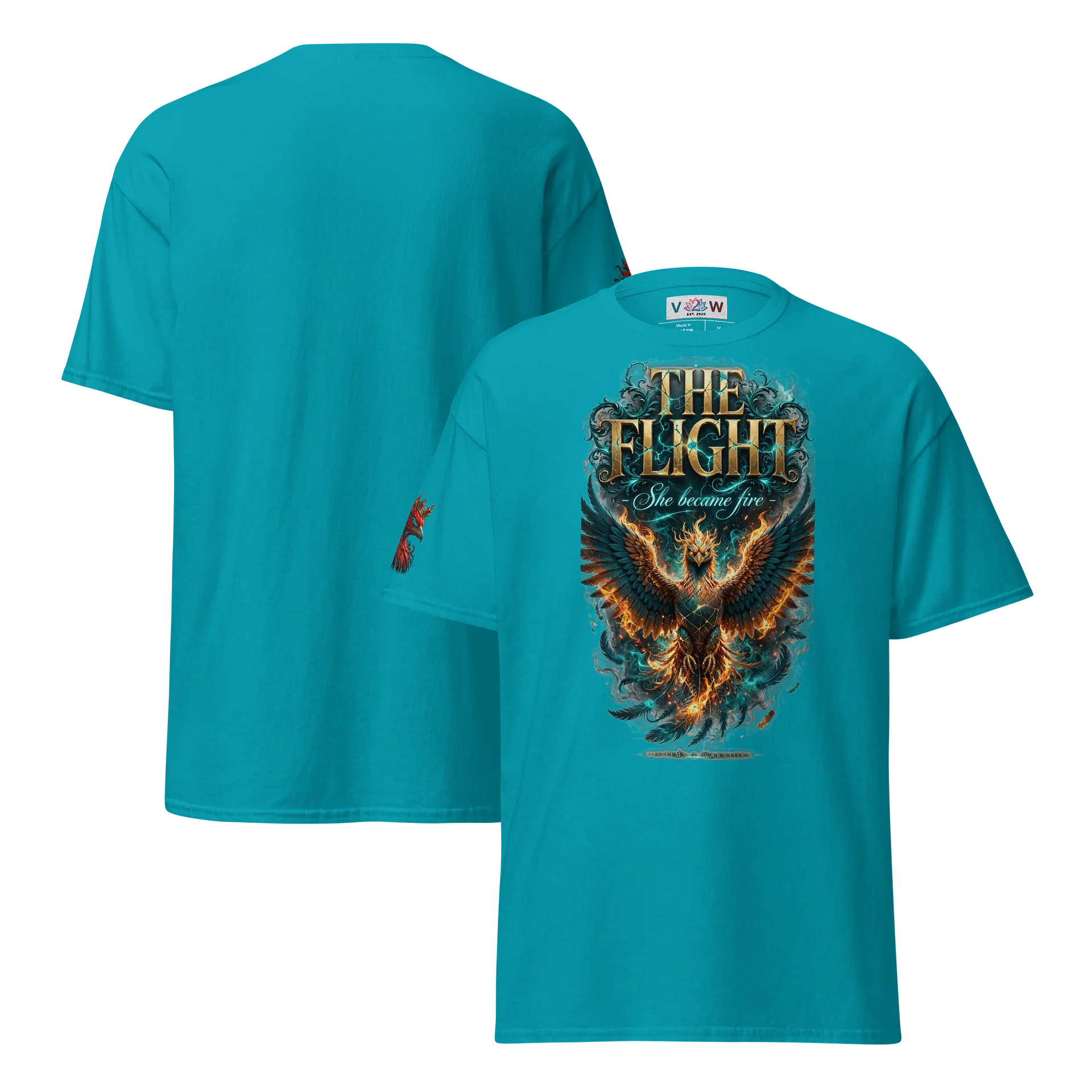 V2W -PHOENIX COLLECTION- “She becomes fire” Tee product image (63)