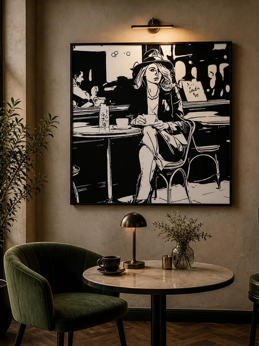 Parisian Elegance Wallart - Canvas wallart product image (1)