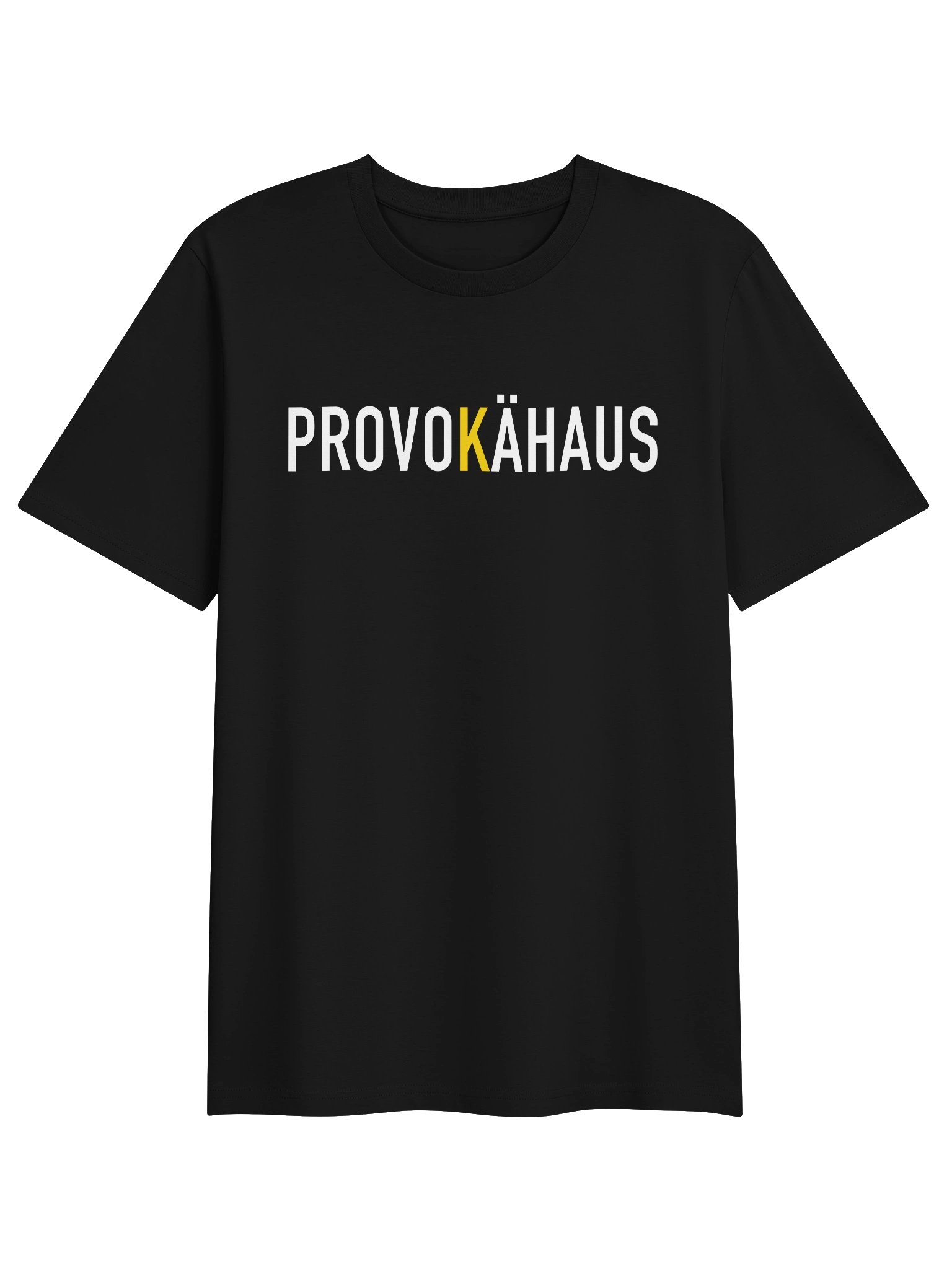 PROVOKÄHAUS Provoke Success Training Tee — Black & Yellow product image (1)