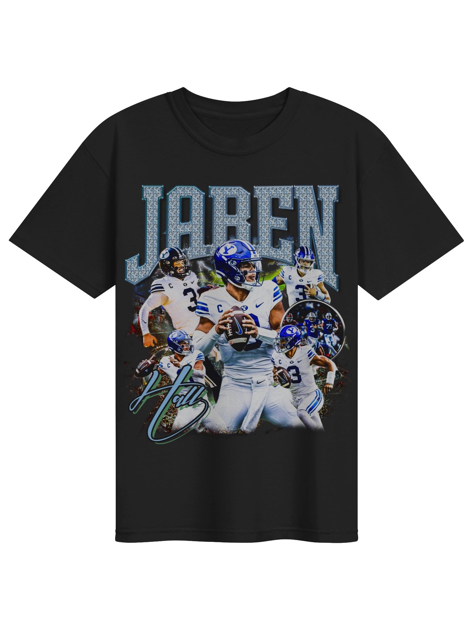 Jaren Hall Football Collage Tee product image (1)