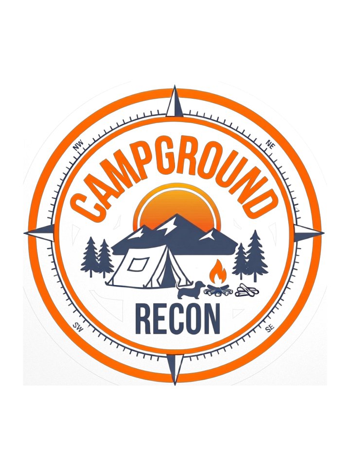 Campground Recon Sticker - Tent Logo product image (1)