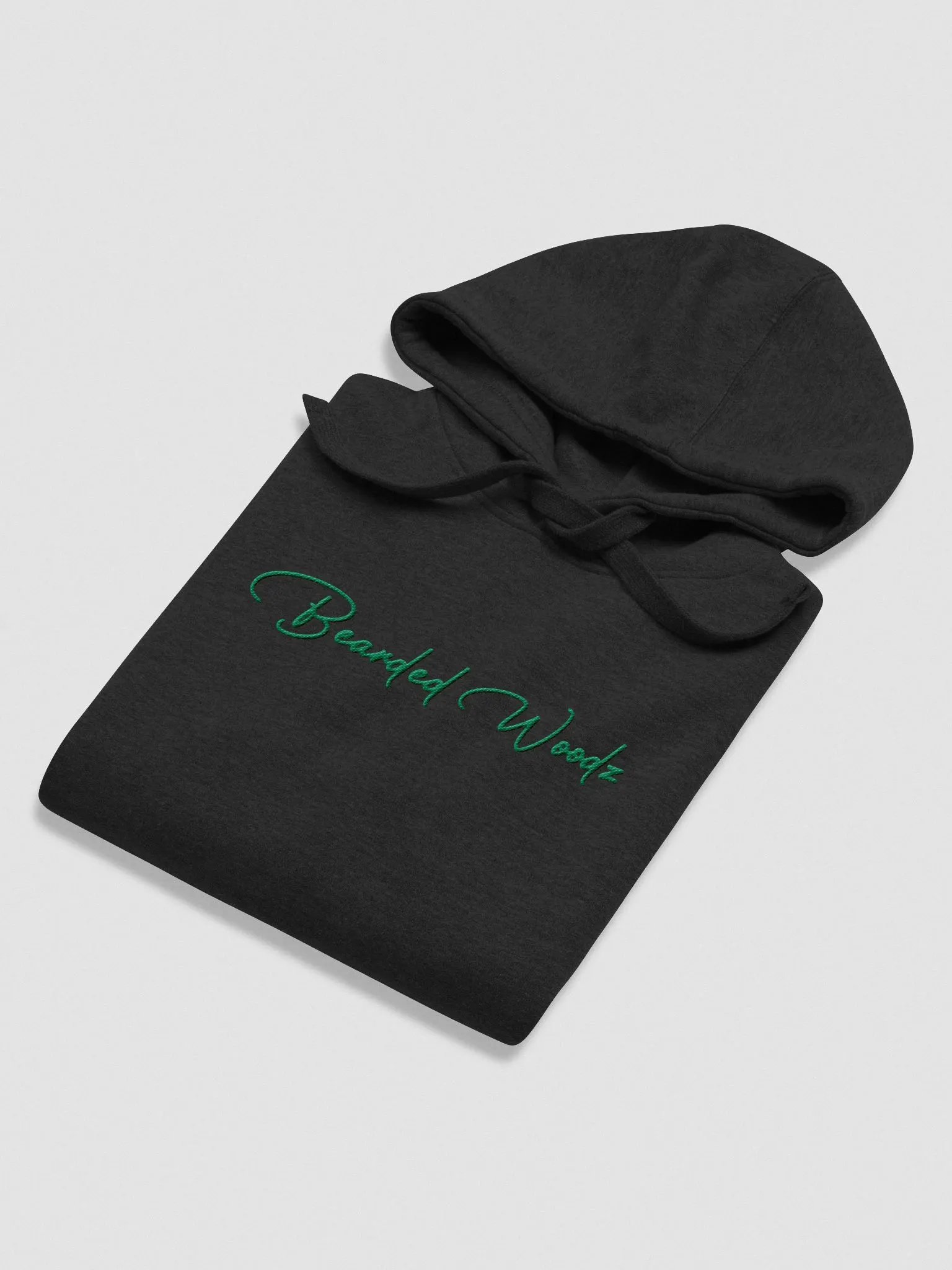 Women's Bearded Woodz Signature Hoodie (Green Embroidery) product image (3)
