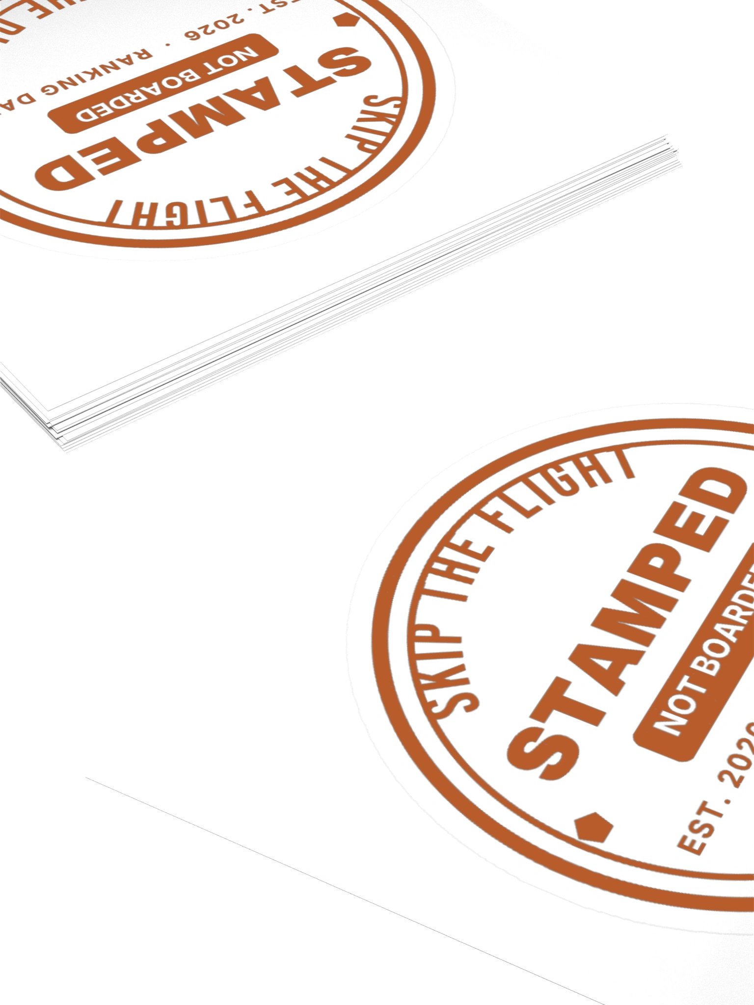 Stamped, Not Boarded Sticker product image (10)