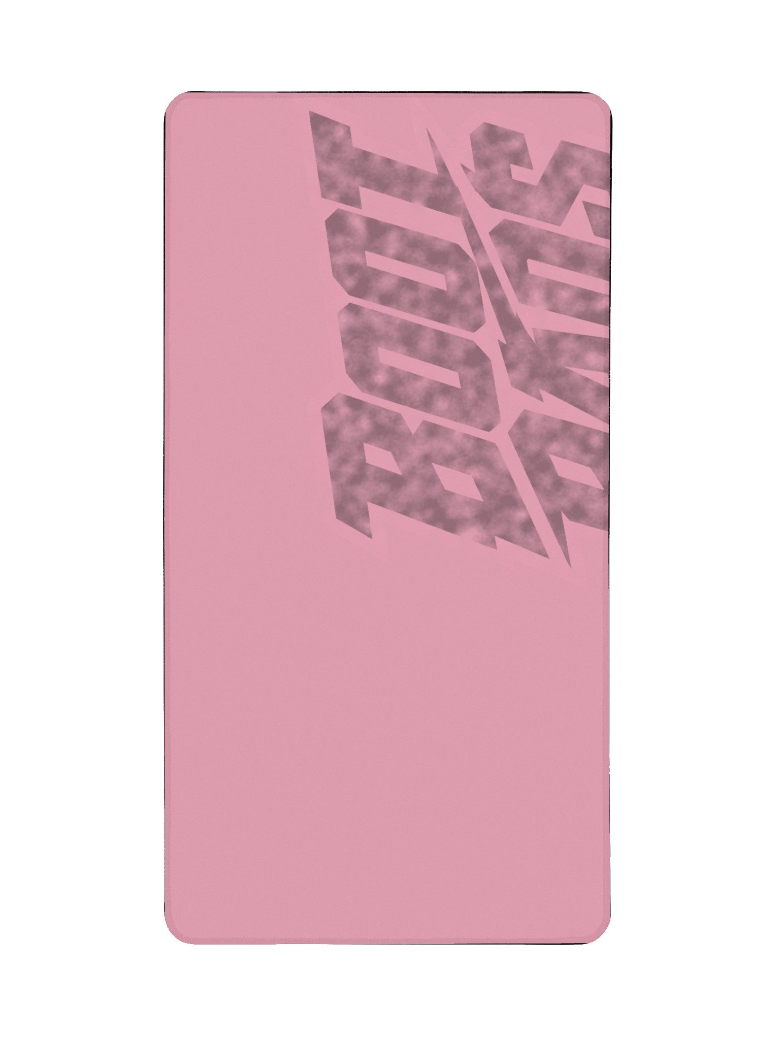 Mousepad Logo Bootpads Desgastado Deskmat Rosa product image (4)