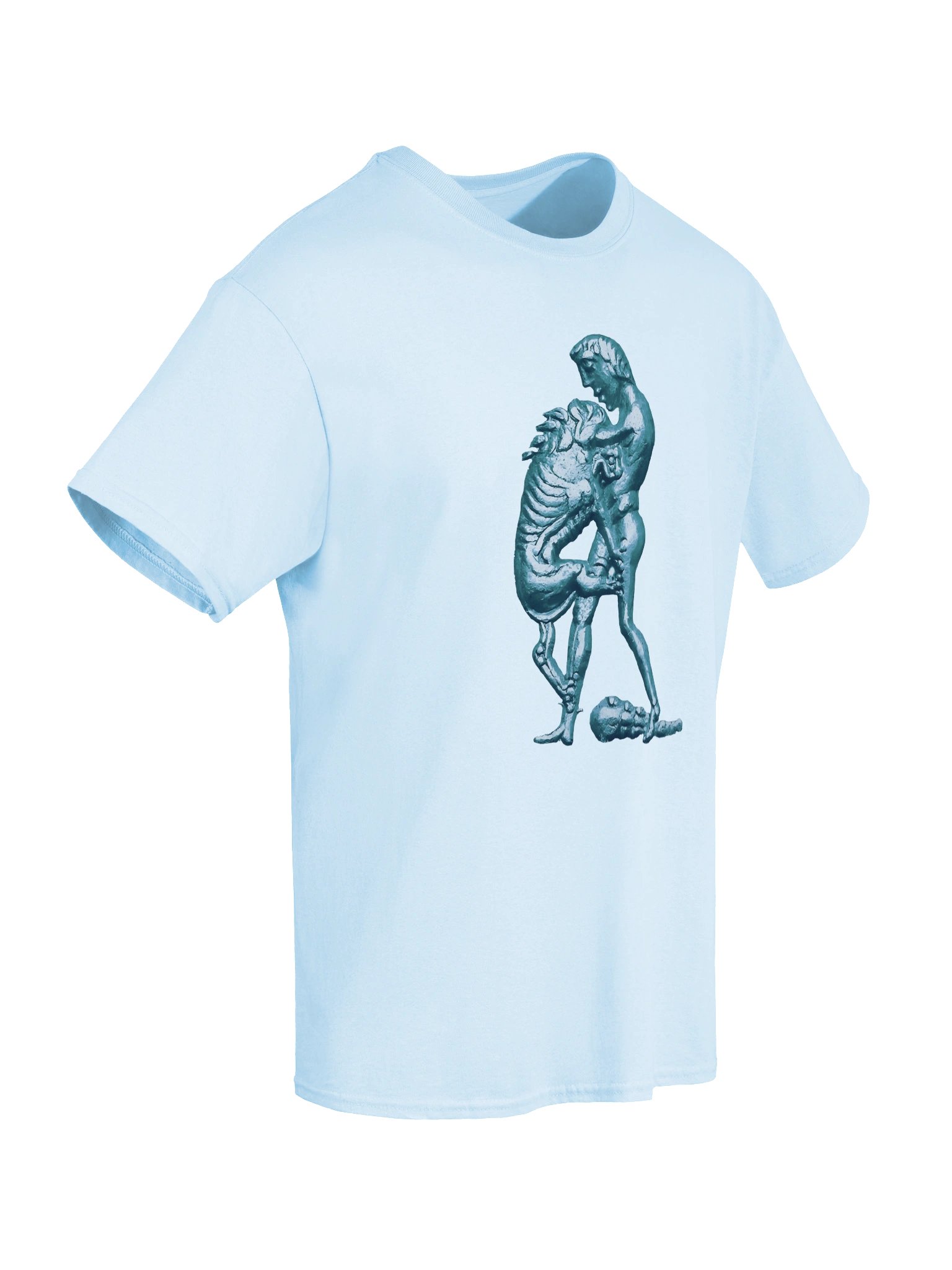 Hercules vs. Nemean Lion Roman Art from 80 BC, T-Shirt product image (13)