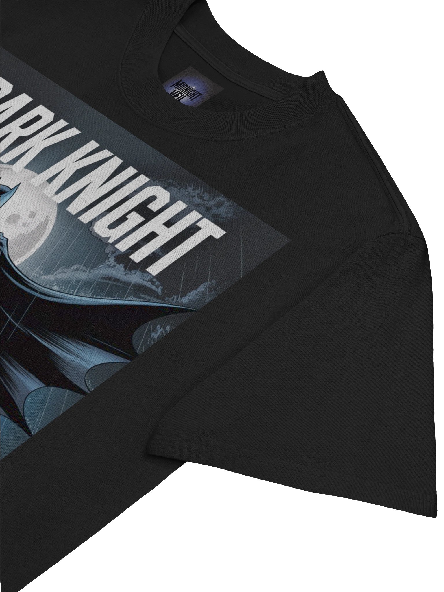 Storm Sentinel: Dark Knight Batman Oversized Faded T-Shirt product image (7)