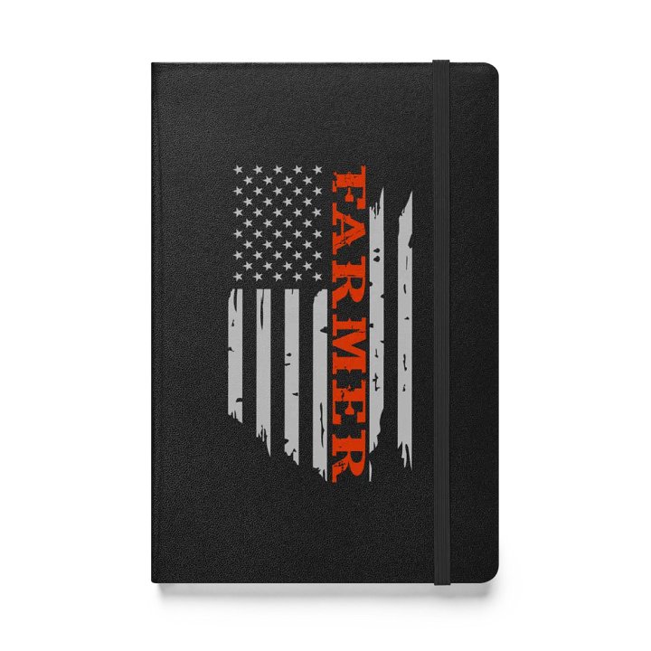 Patriotic Farmer Hardcover Notebook product image (1)