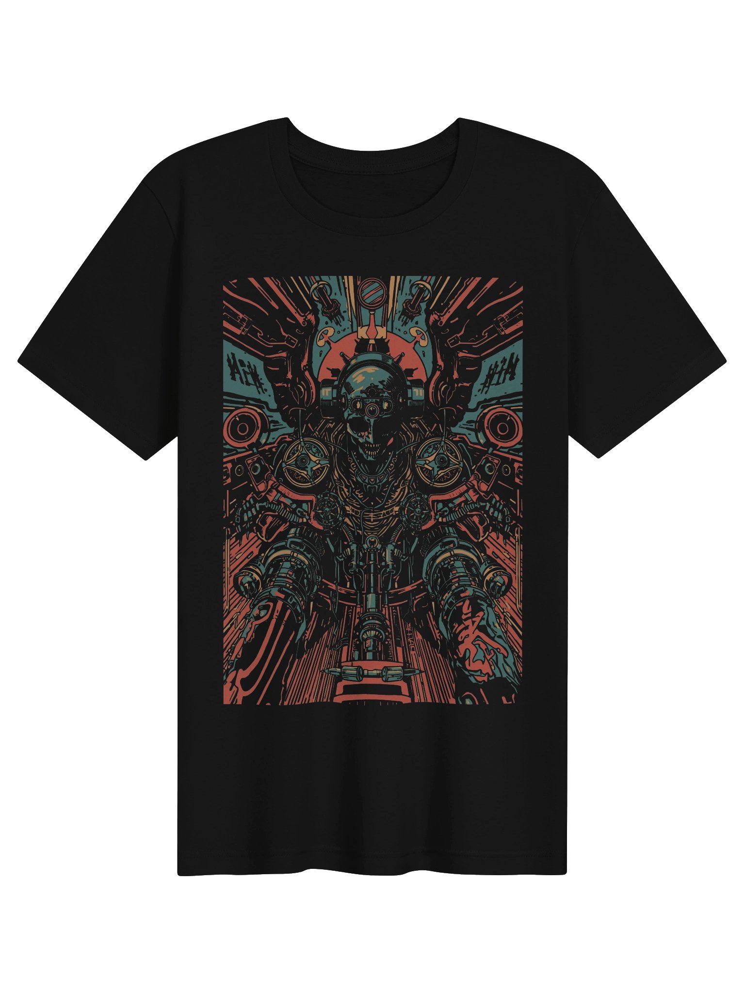 Cyber Mech Sentinel Lightweight T-Shirt product image (1)