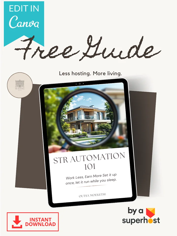 STR AUTOMATION 101: Work Less, Earn More, Set it up once, Let it run while you sleep.™ — Free eBook product image (1)