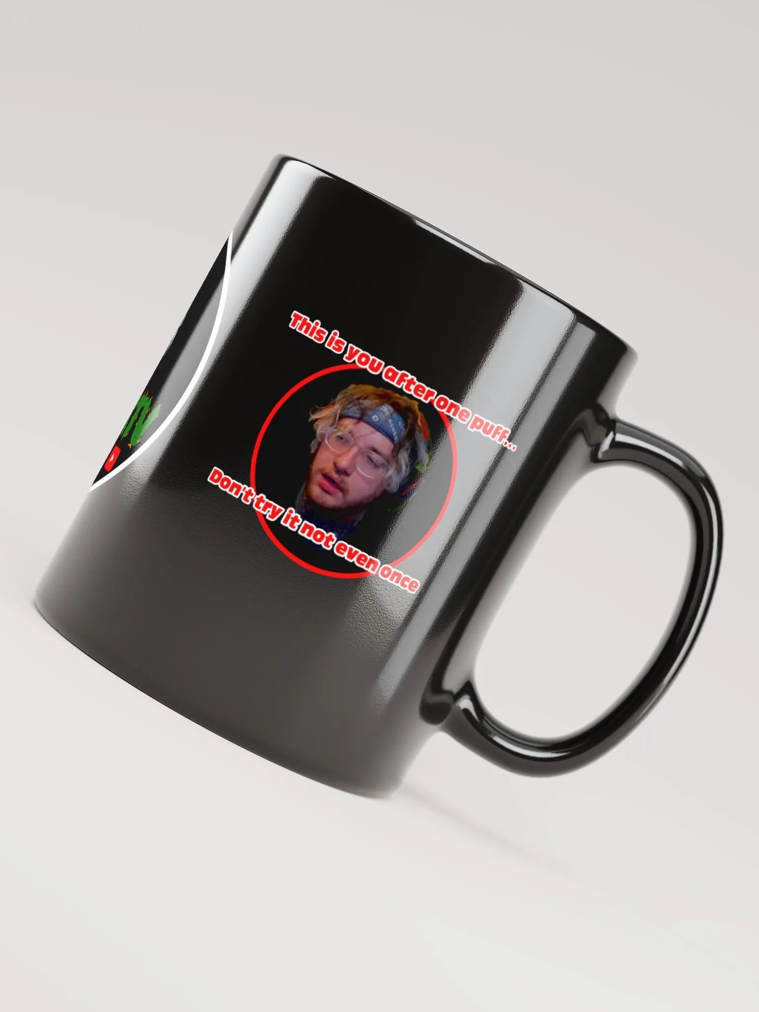 Not one Puff - Black Glossy Mug product image (3)