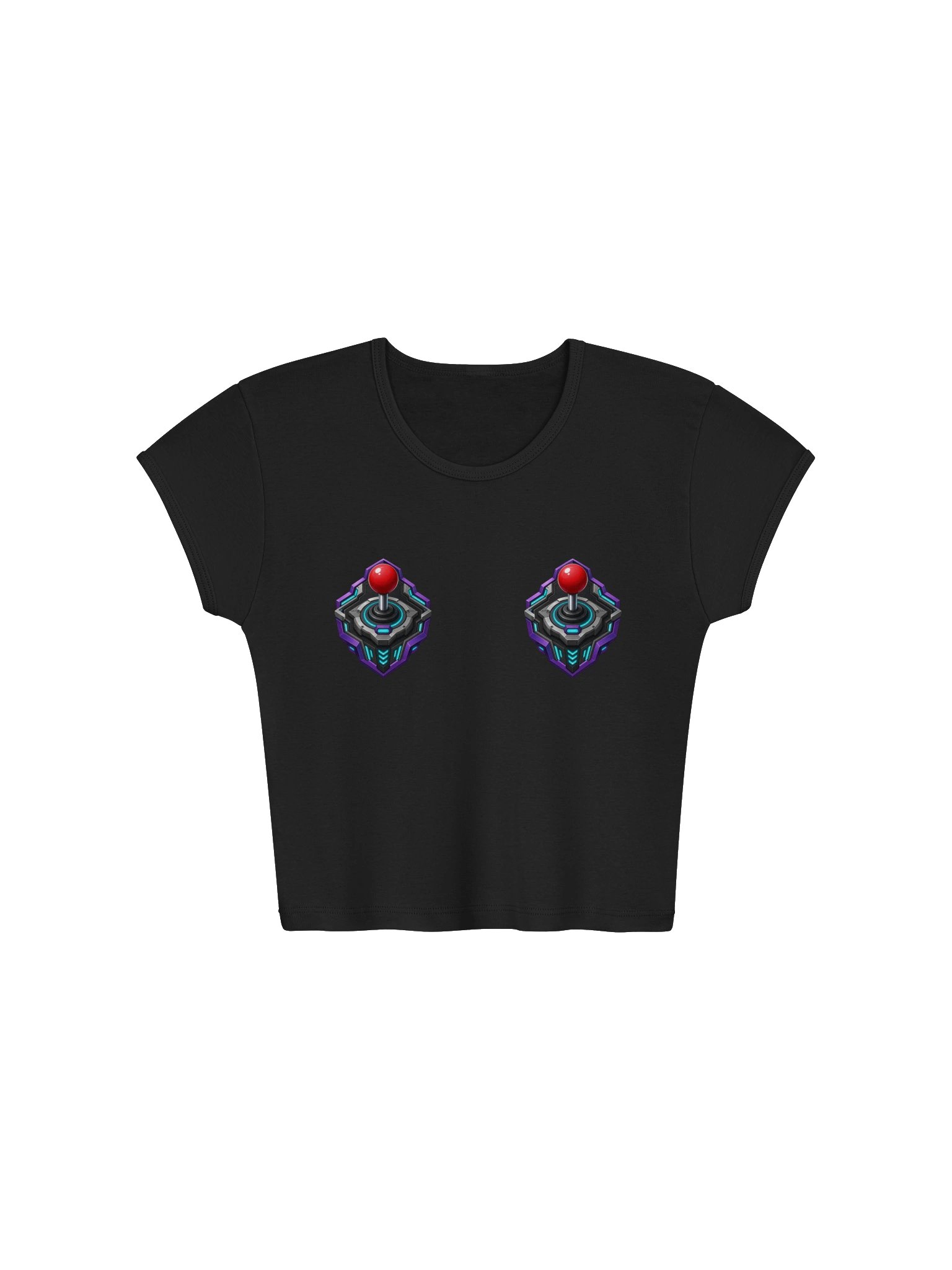 Neon Arcade Duo Crop Tee product image (1)