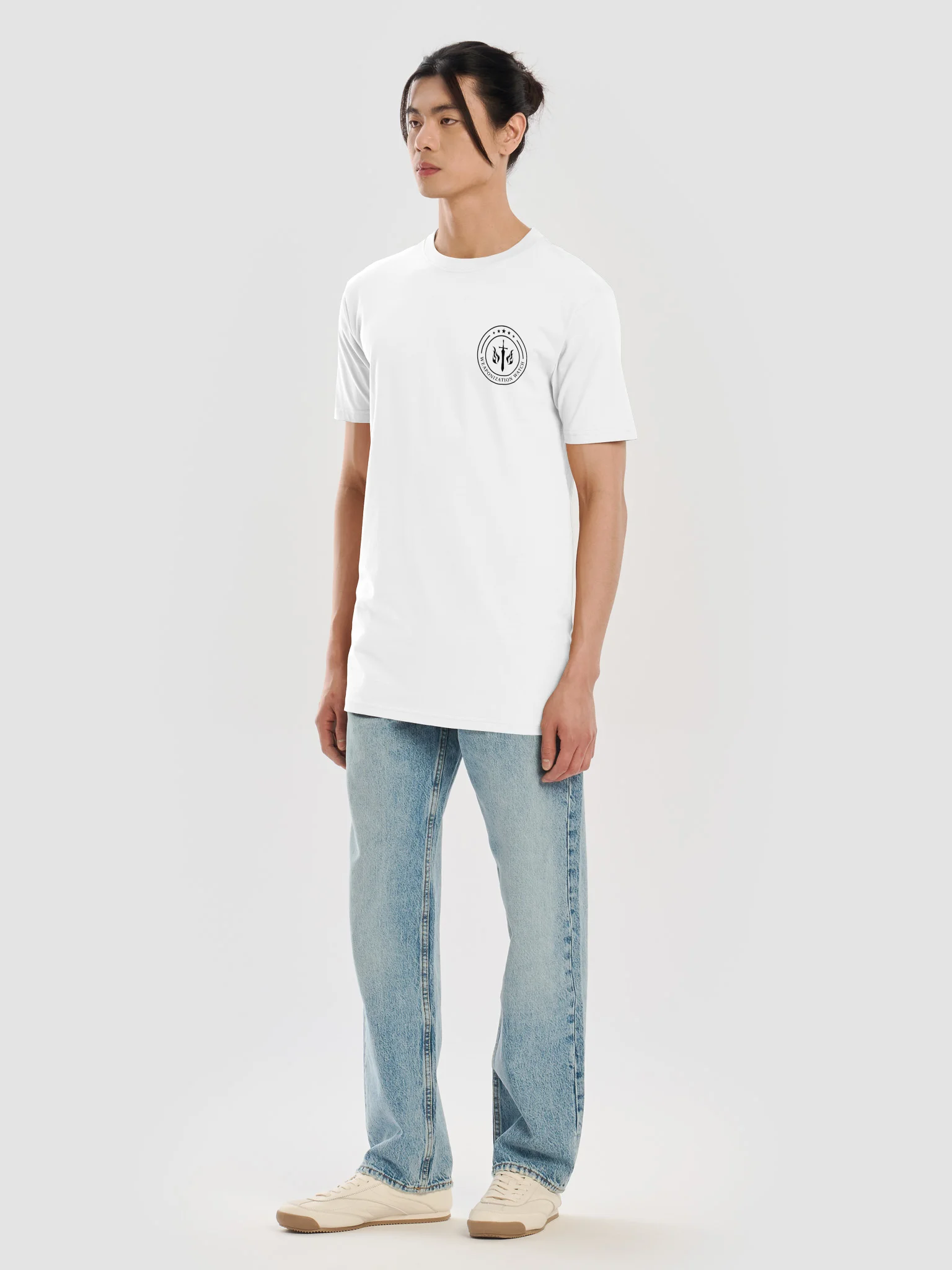 WW "Liberty & Justice" Tee in White product image (6)