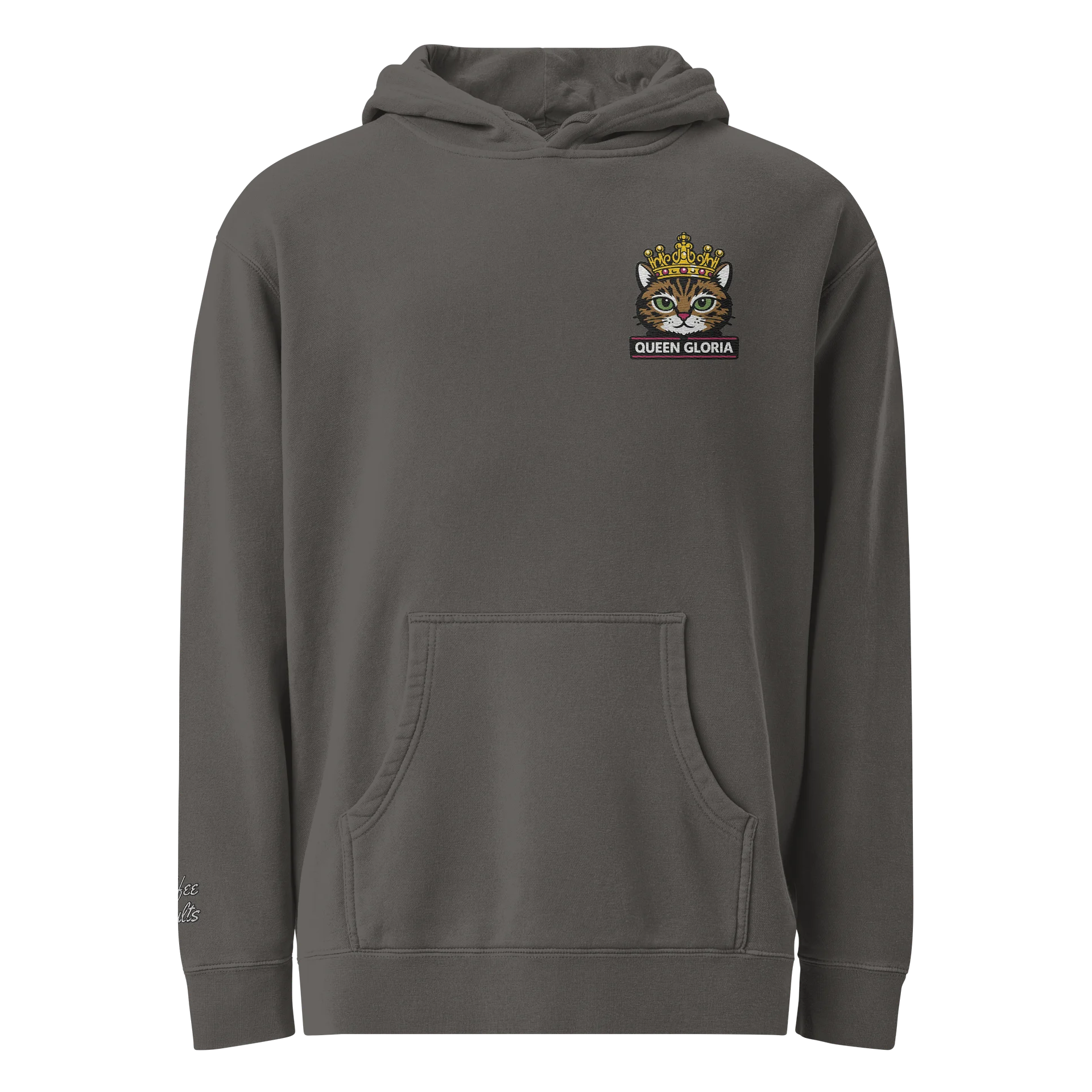 Comfiest, Sofiest, High Quality Queen Gloria Embroidered (Stitched) Hoodie - Six Color Options, Independent Trading Co Hoodie product image (1)
