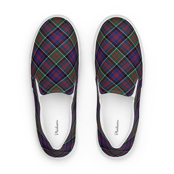 MacDonald Clanranald Tartan Men's Slip-On Shoes product image (1)