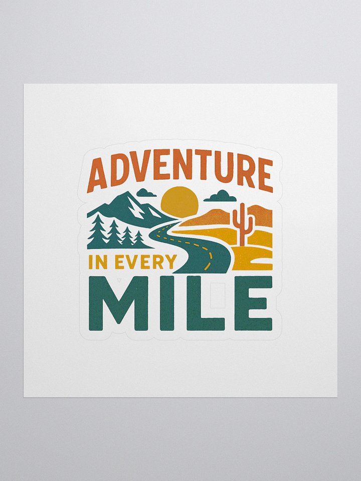 Adventure in Every Mile -Sticker product image (1)
