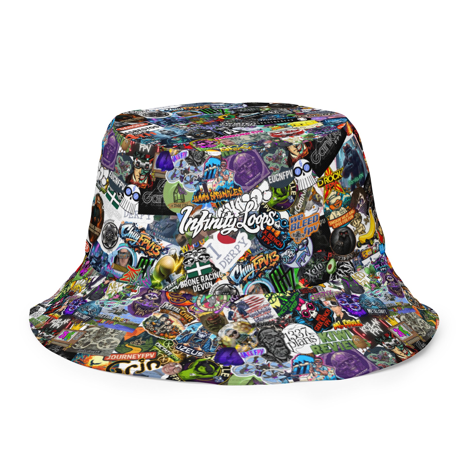 2026 Sticker Bomb Bucket Hat product image (1)