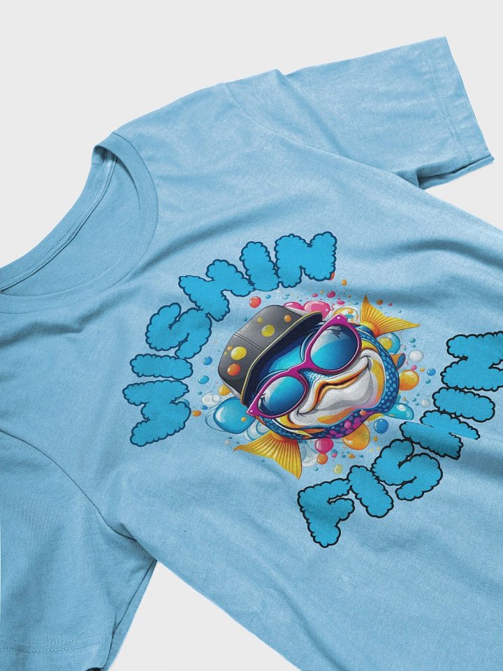 Wishin Fishin Cartoon Fish T-Shirt product image (2)
