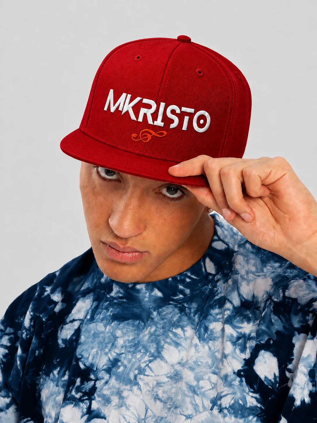 Red Mkristo Logo Snapback Cap product image (2)