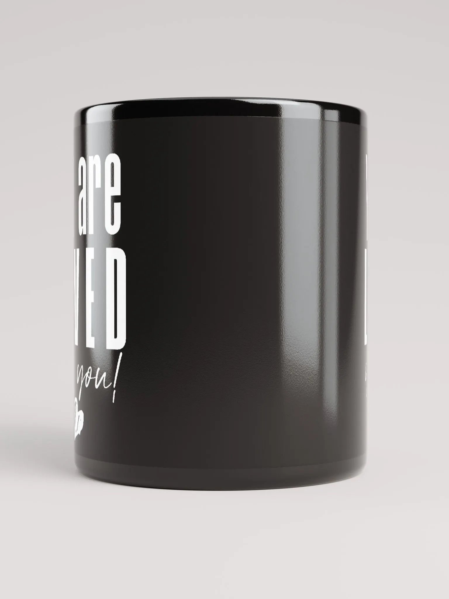 You are Loved Mug - black product image (9)