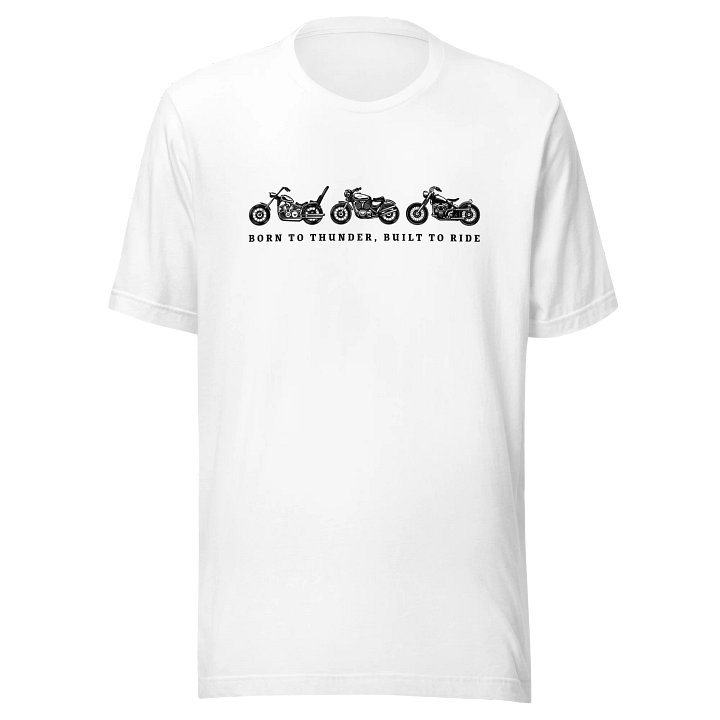Born to thunder White T-Shirt product image (1)
