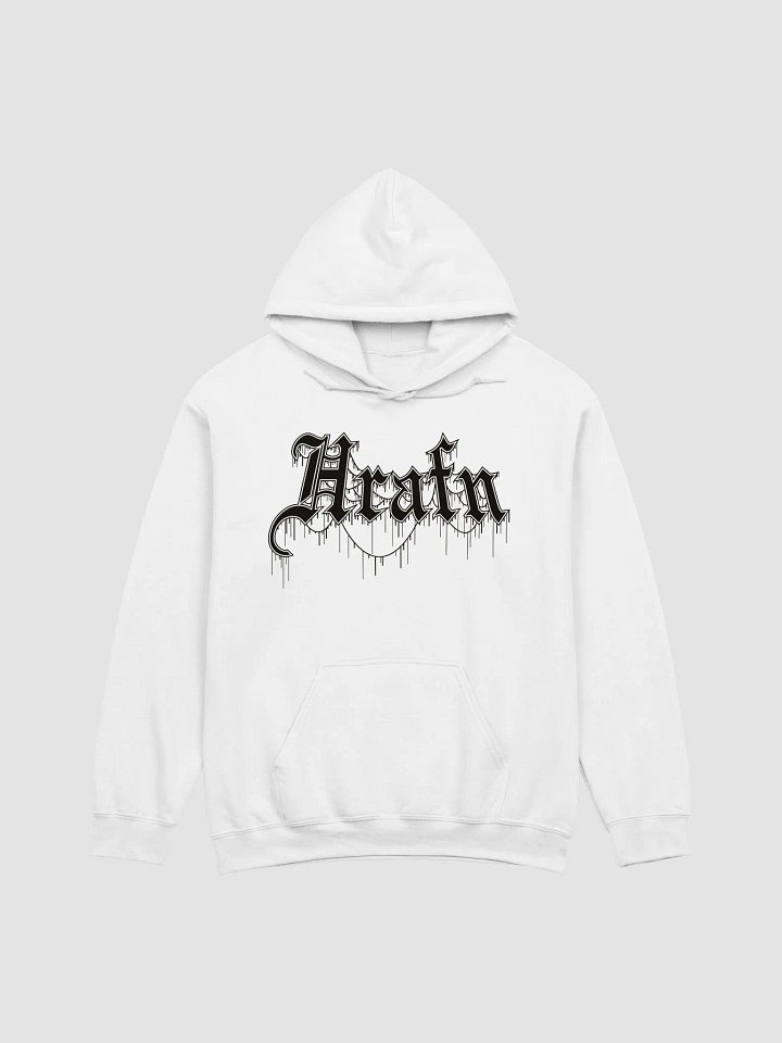 Hrafn Gothic Black Logo Hoodie product image (1)