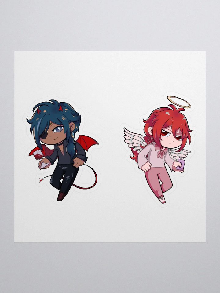 Demon Kaeya & Angel Diluc Duo Sticker (Genshin Impact) product image (1)