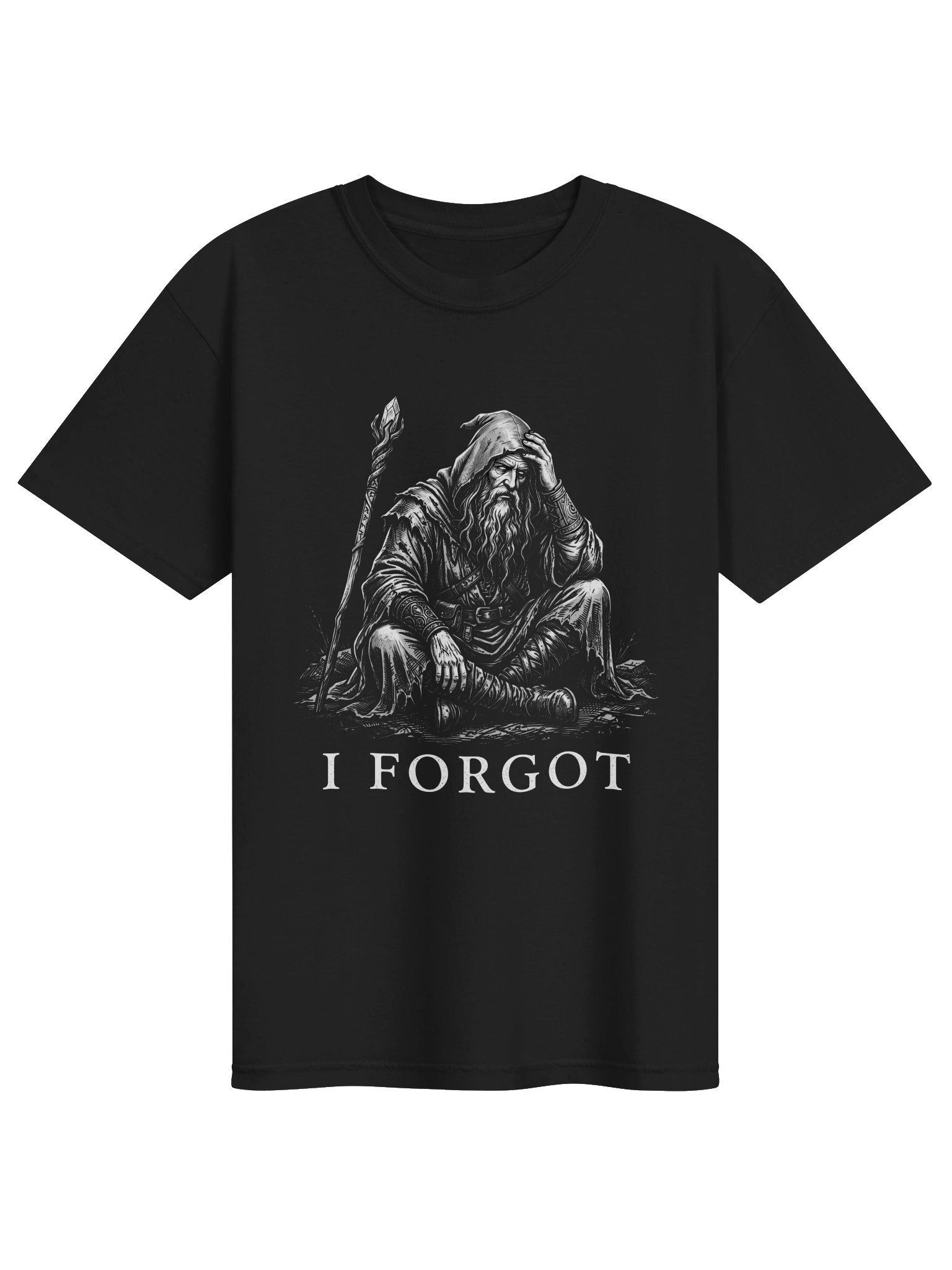 I Forgot Wizard T-Shirt – Funny Fantasy Wizard Graphic Tee | Comfort Colors product image (1)