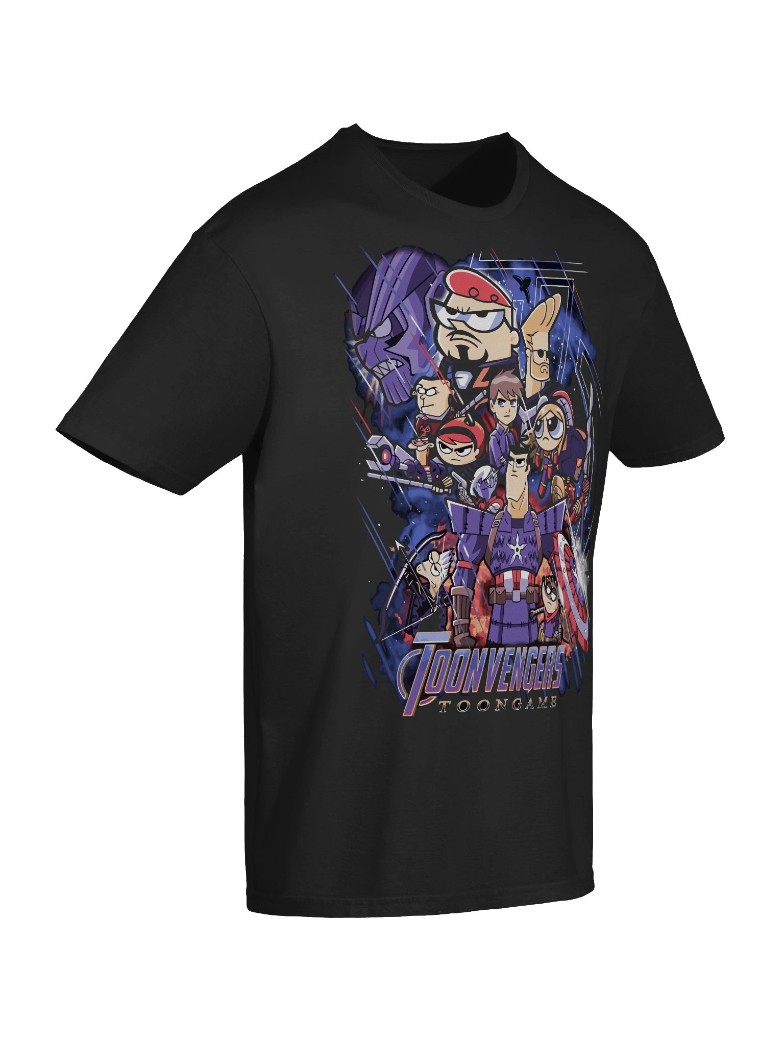 Toonvengers Assemble – Cartoon Hero Mashup – Gildan Softstyle T-Shirt product image (7)