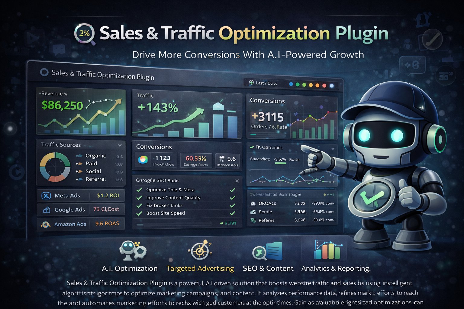 SALES AND TRAFFIC OPTIMIZATION PLUGIN product image (1)
