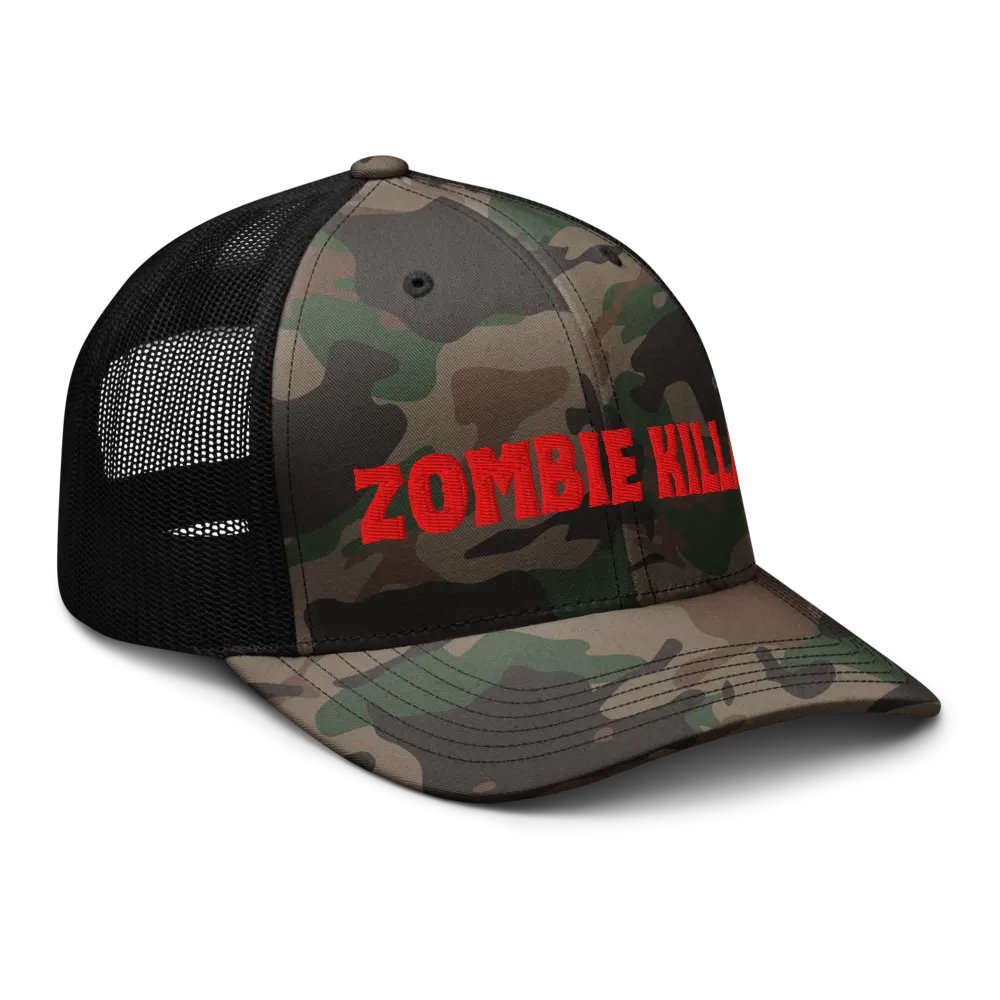 ZOMBIE KILLA Camo Trucker Hat product image (6)