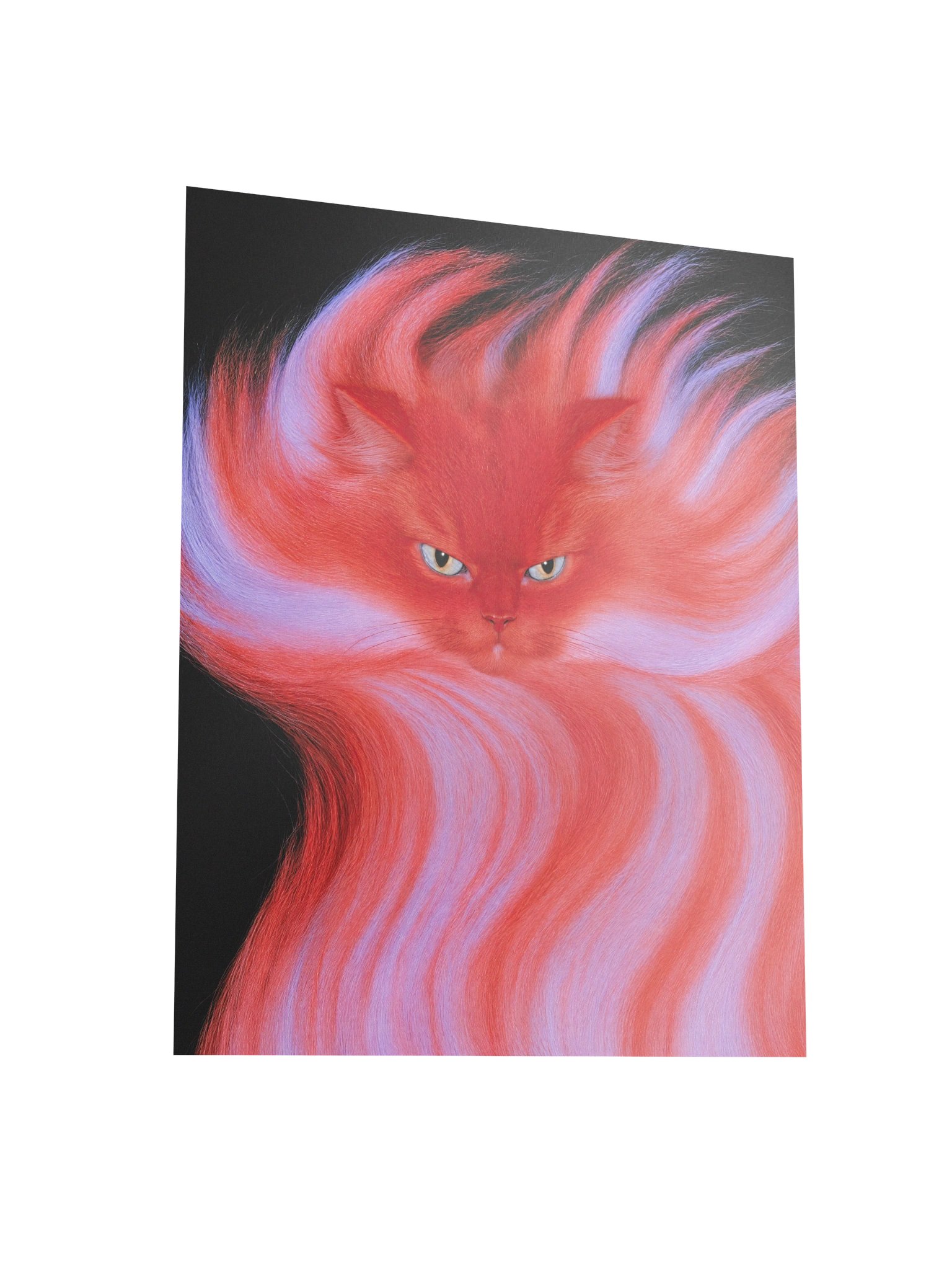 Aura Cat 001 Matte Paper Poster product image (3)