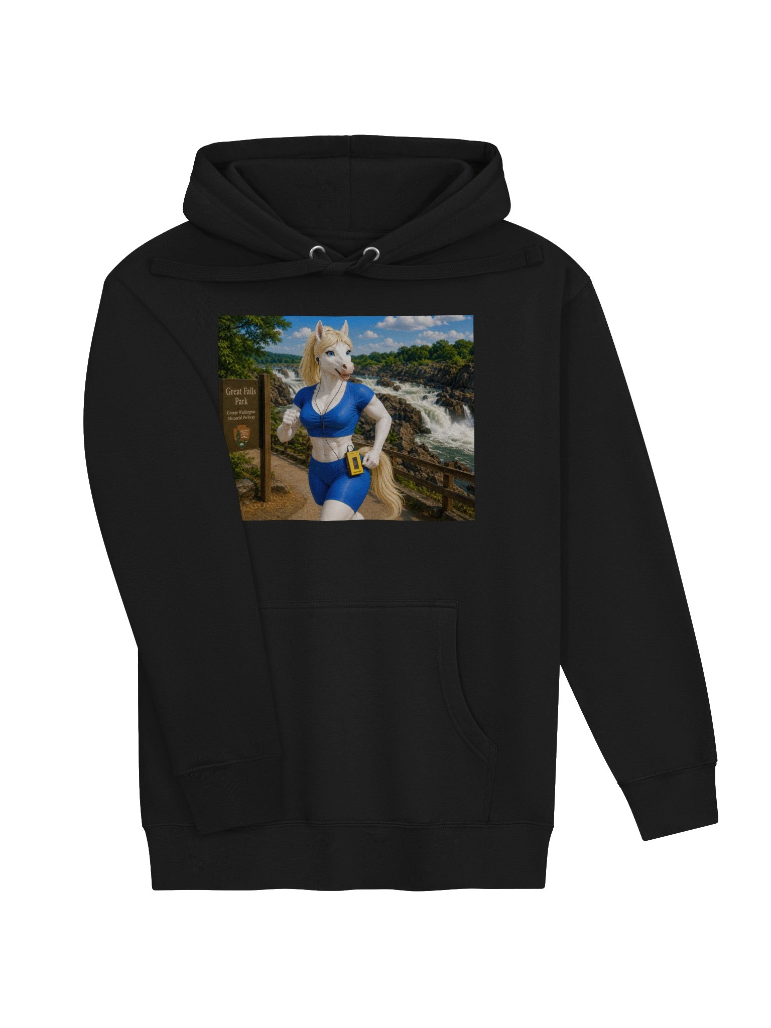 Mystery Mare Jogging Hoodie. product image (3)