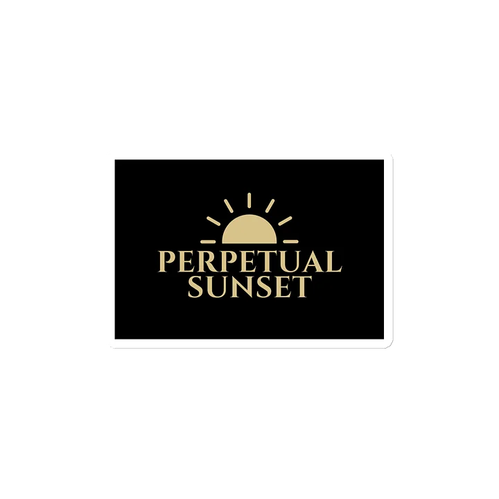 Perpetual Sunset Die-Cut Magnet product image (1)