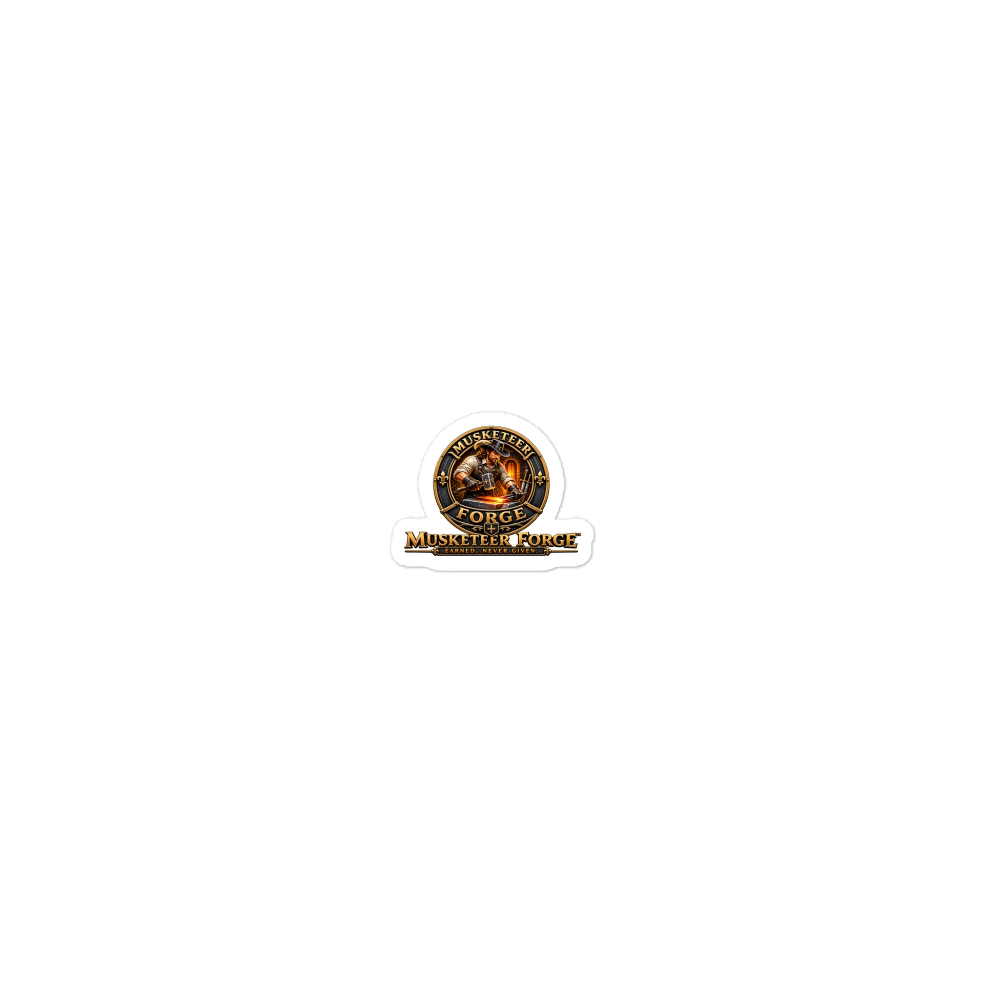 Musketeer Forge — Logo Sticker product image (1)