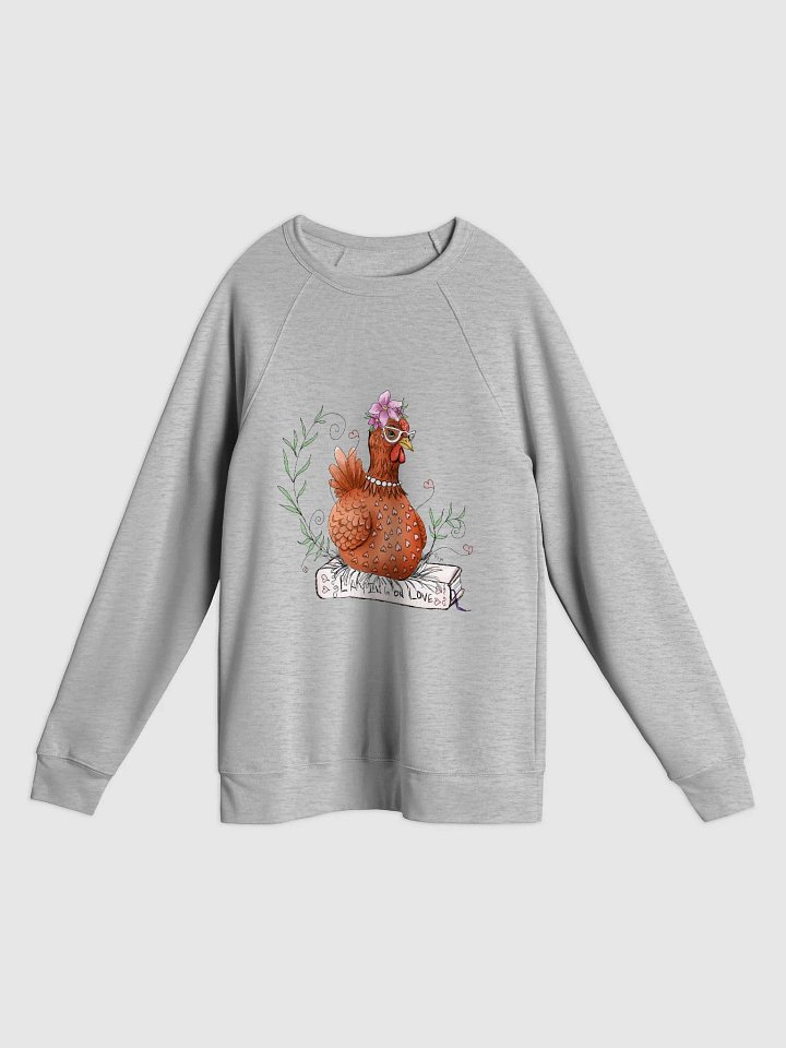 Laying On Love Bella+Canvas Unisex Sponge Fleece Raglan Sweatshirt product image (1)