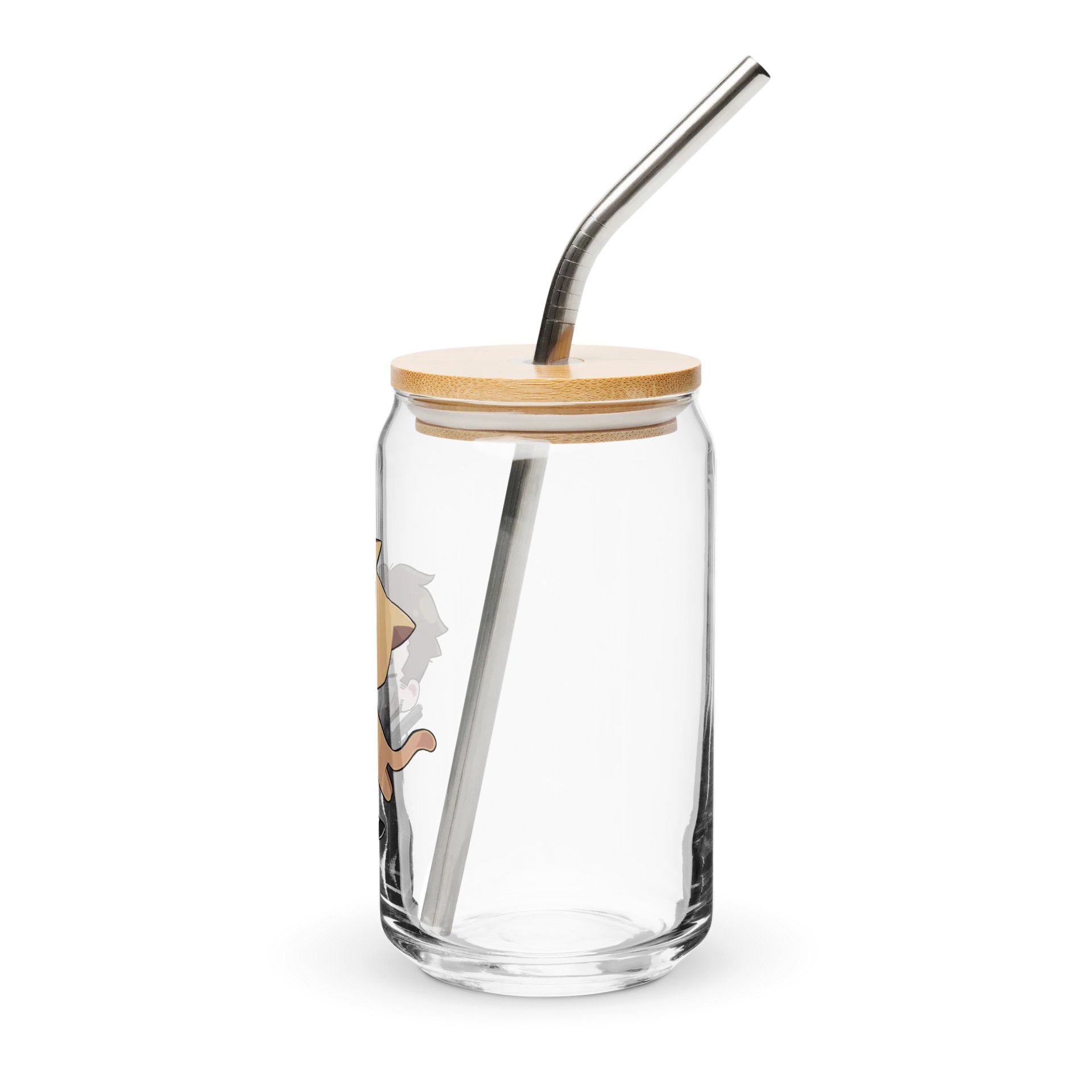 Cute Attack Glass Cup product image (3)