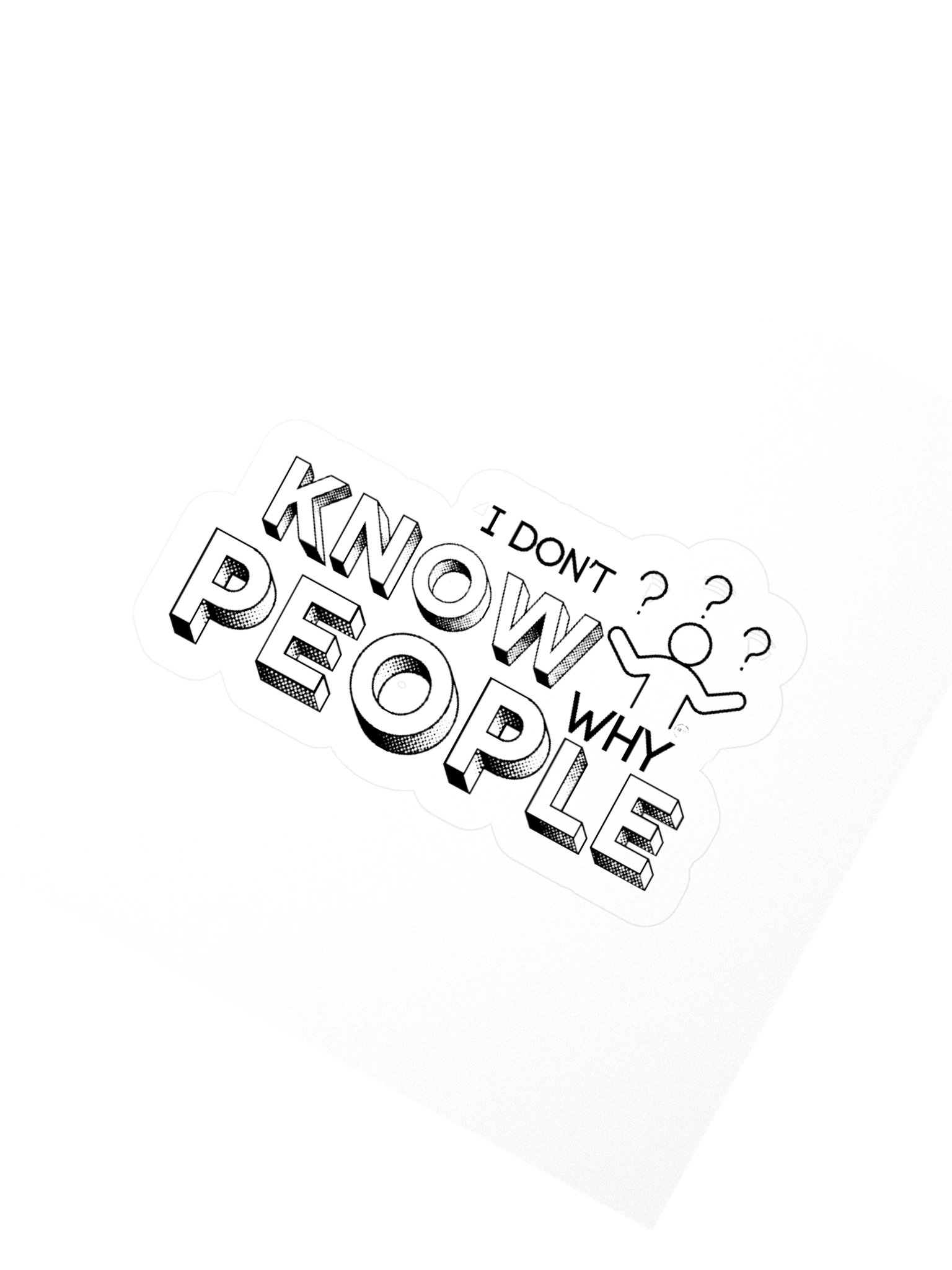 IDKWP kiss cut sticker product image (4)