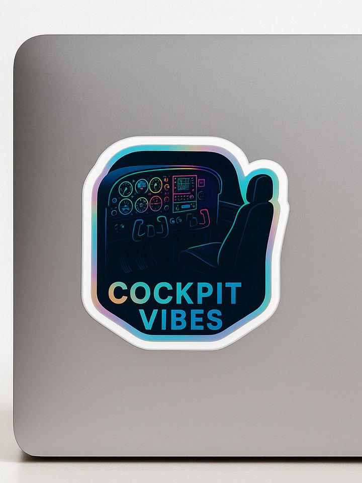 Cockpit Vibes Sticker product image (1)