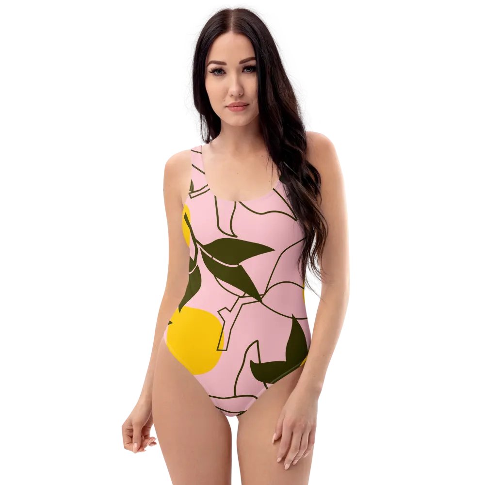 Tropical Leaves Delight Swimsuit product image (1)