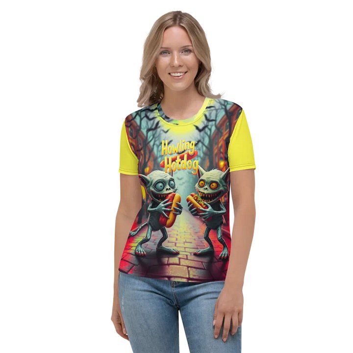 Howling Hotdog T Shirt product image (1)