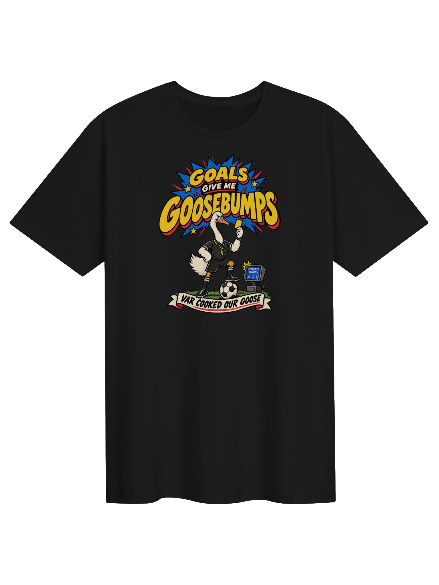 Goals and Goosebumps VAR Soccer Tee product image (1)