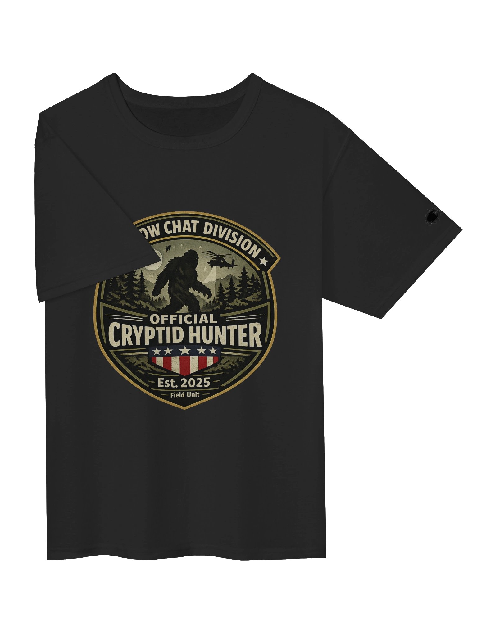 Official Cryptid Hunter Tee – Shadow Chat Division product image (3)