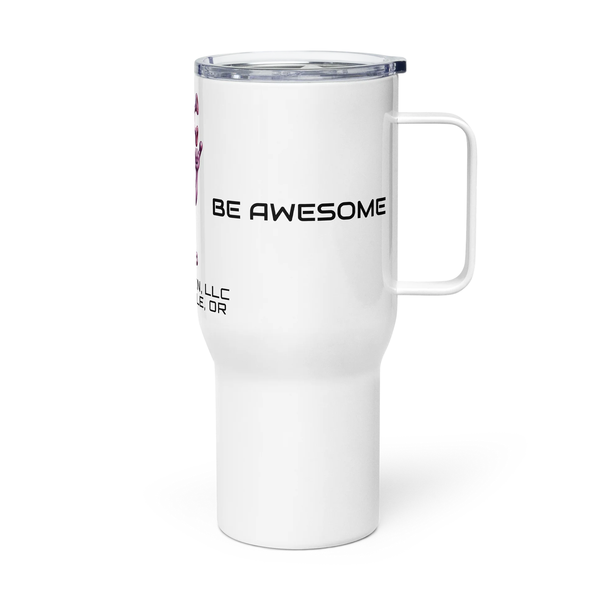 3 Eyed Alien — LUCYLIEN Travel Tumbler — Hang Loose / Be Awesome product image (3)