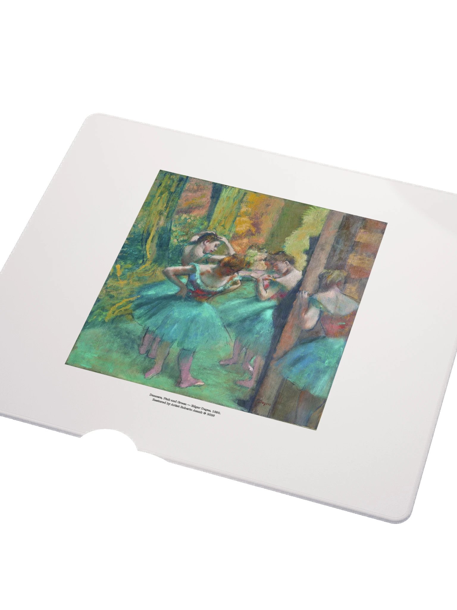 Dancers, Pink and Green — Mouse Pad product image (3)