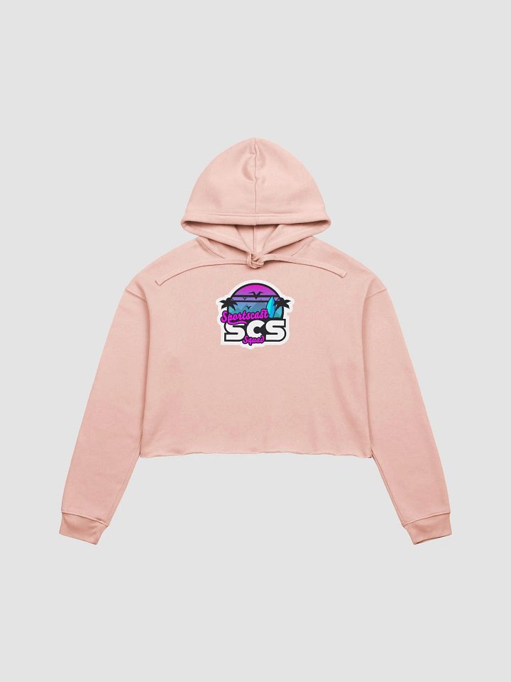 SCS SUMMERTIME FLEECE CROP TOP HOODIE product image (1)