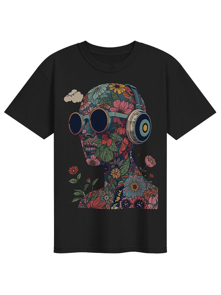 Floral Headphones Dream Heavyweight Tee product image (1)