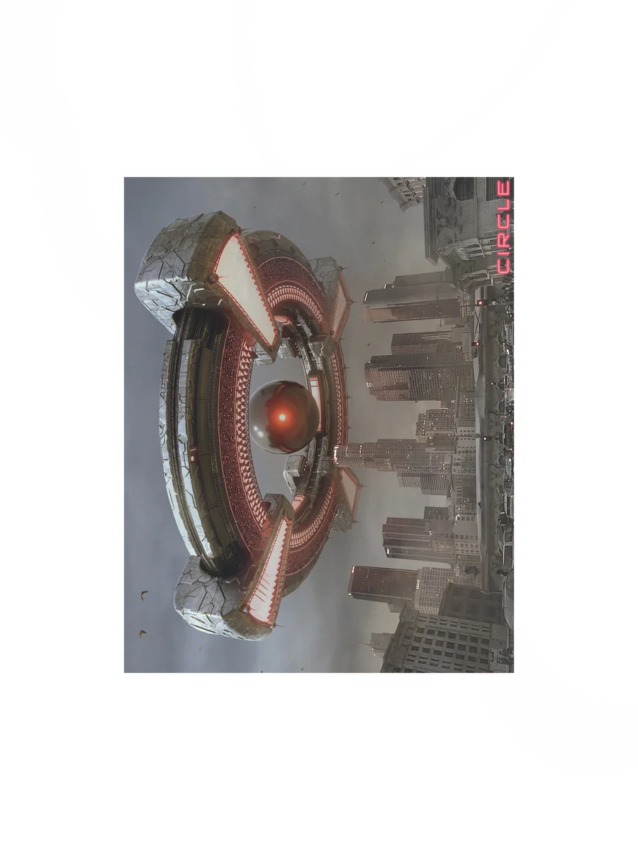 CIRCLE: "Alien Ship" 3D Key Shot (Bottom View) product image (1)