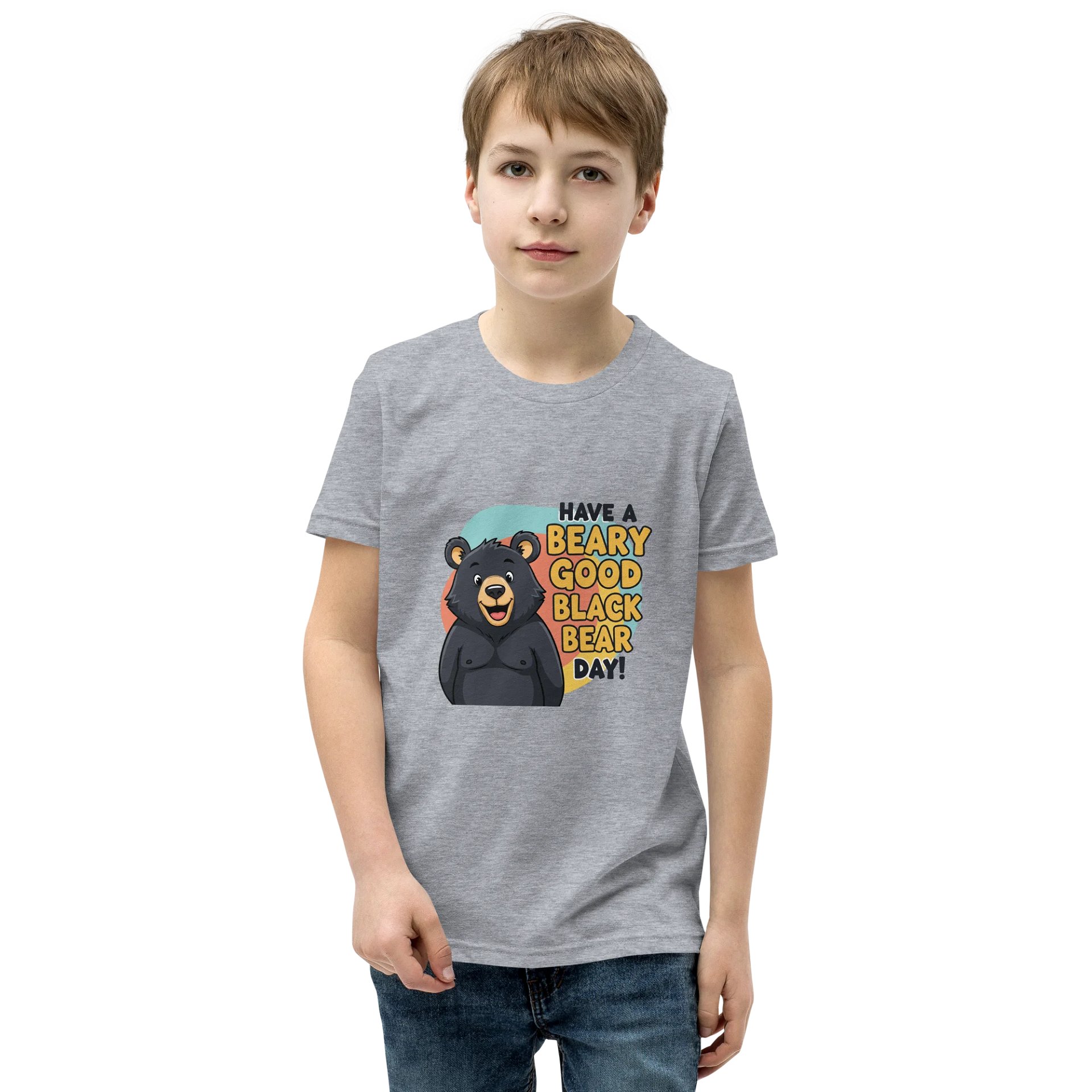 Beary Good Black Bear Day Youth Tee product image (12)
