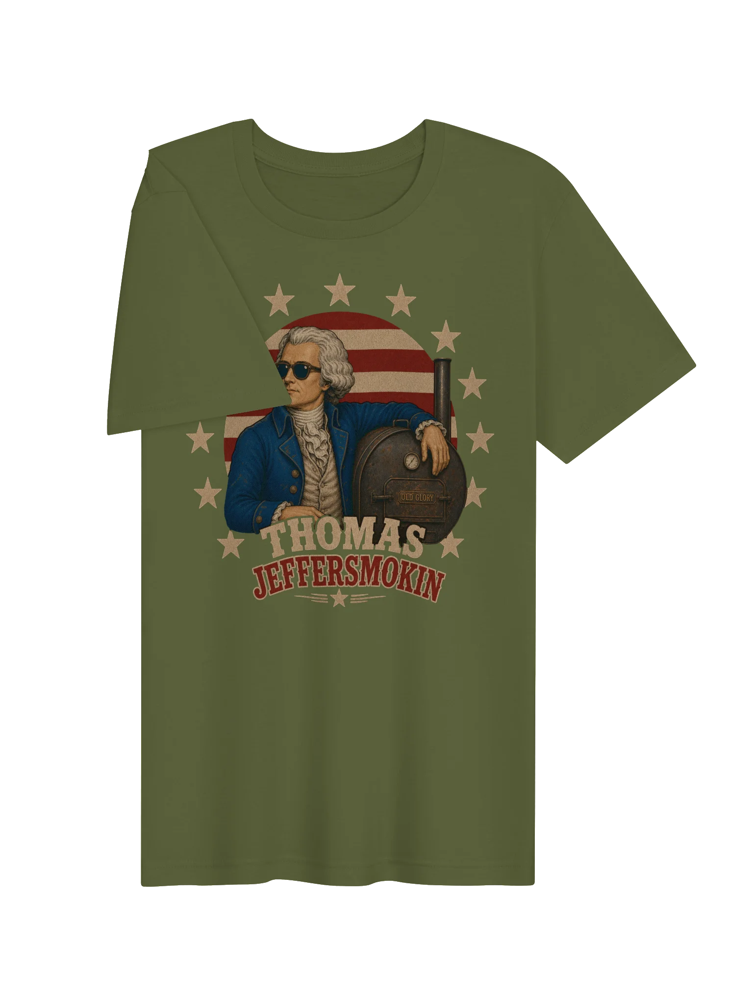 Thomas Jeffersmokin' T-Shirt | Grill Team 1776 Tee product image (23)