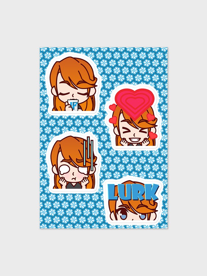 Emote Sticker sheet 2 product image (1)